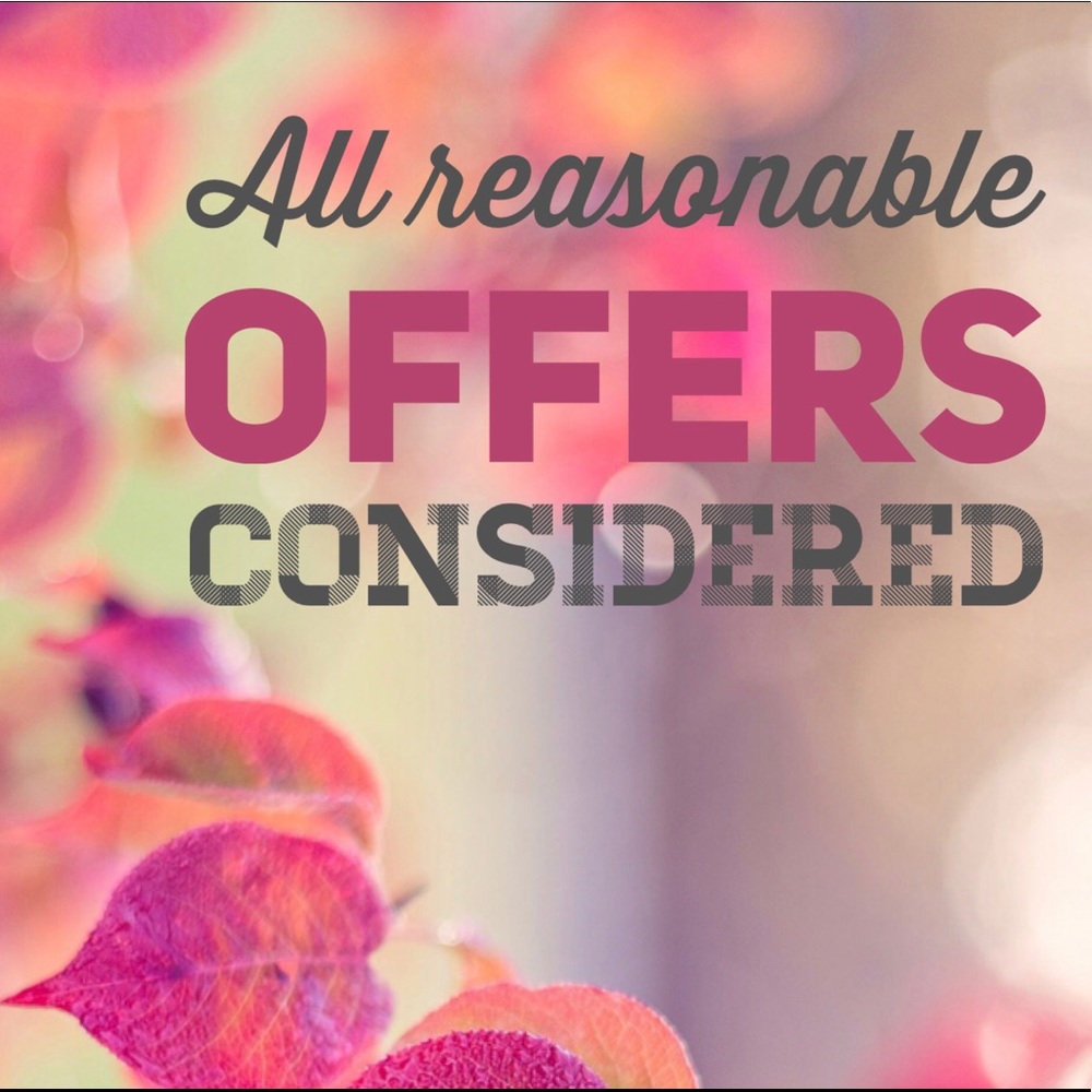 Open to reasonable offers!